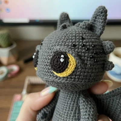 Dragon Toothless Amigurumi Pattern — detail photo 2